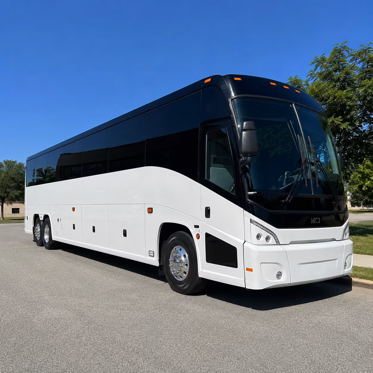 ann arbor charter bus services exterior