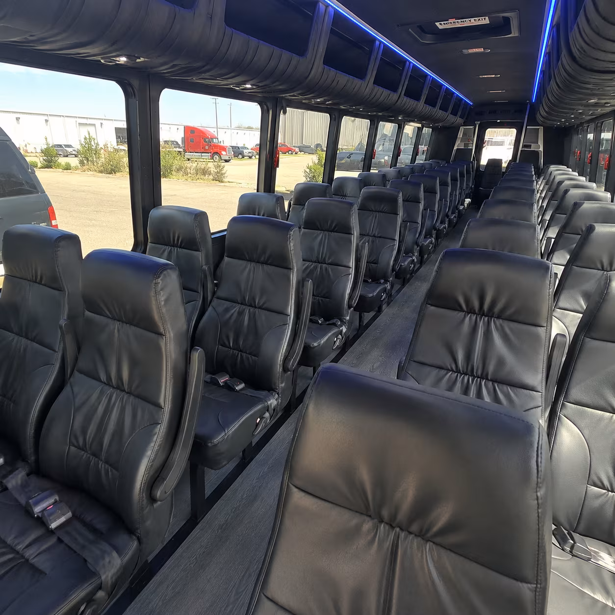 ann arbor military base transfer and troop movement buses