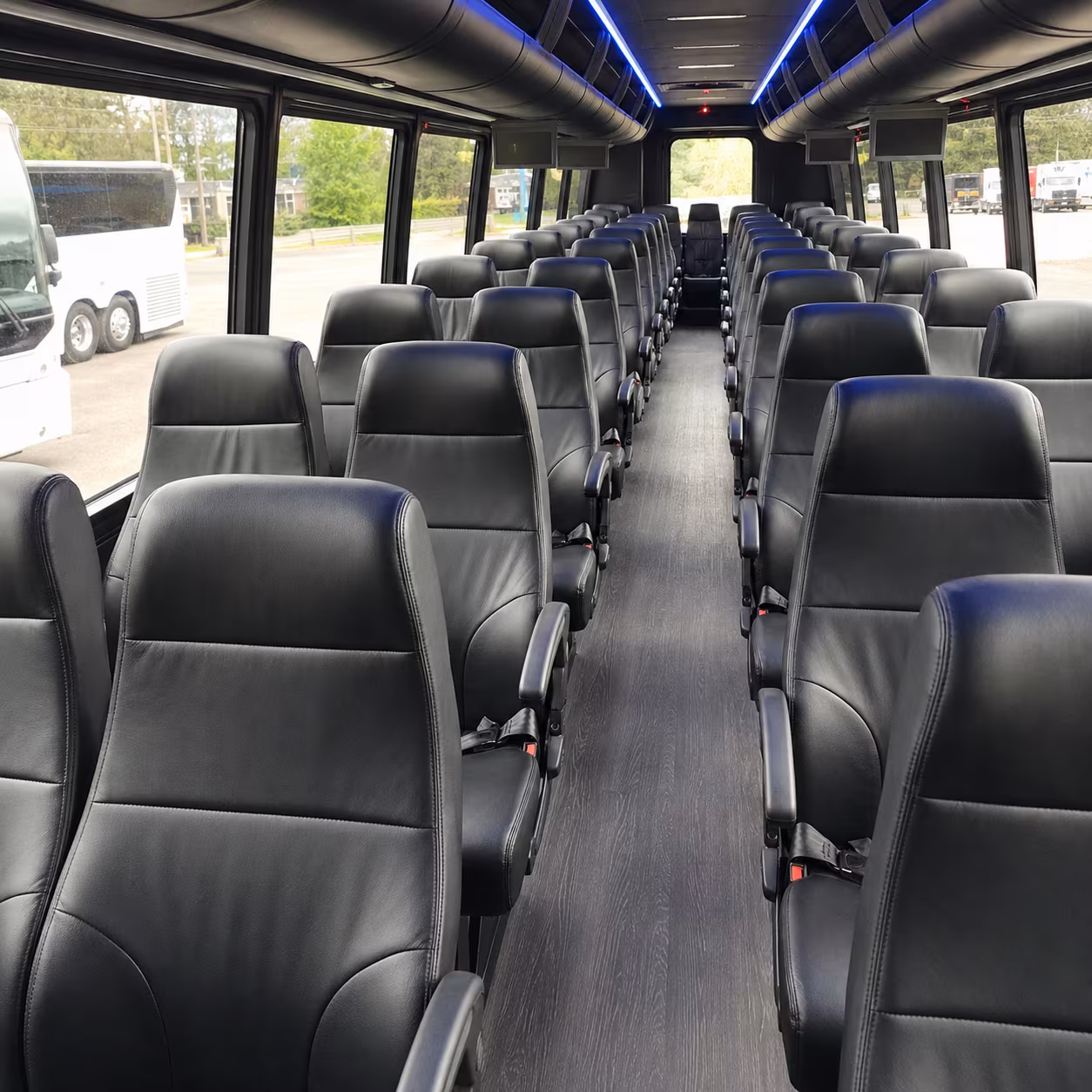ann arbor parking shuttle and park and ride bus rentals