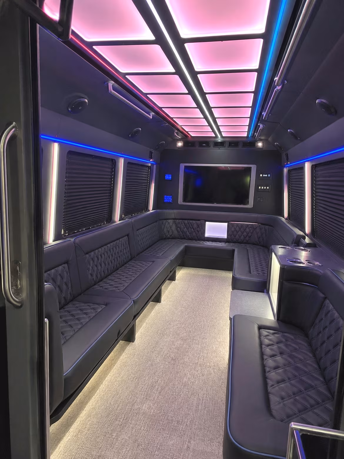 hit every photo stop in your ann arbor party bus before the dance